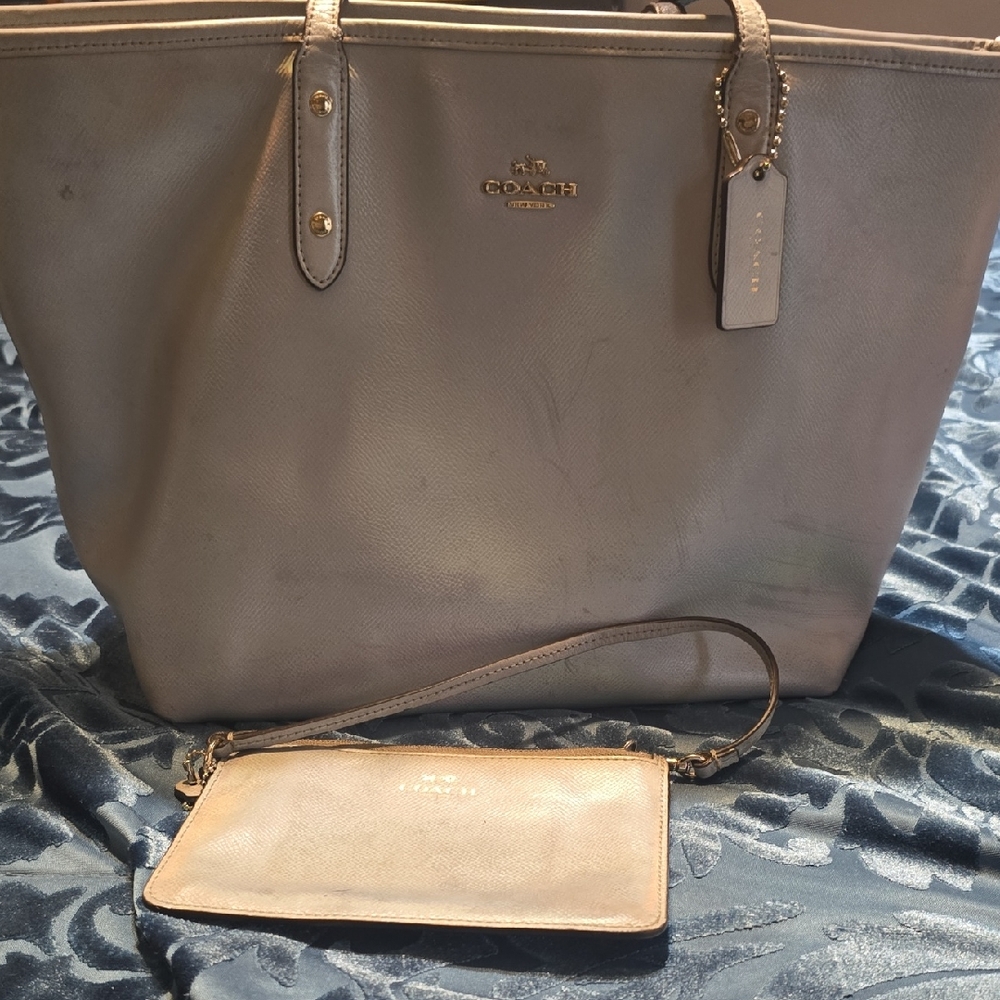 Coach iridescent RARE  Tote Bag with Classic Design